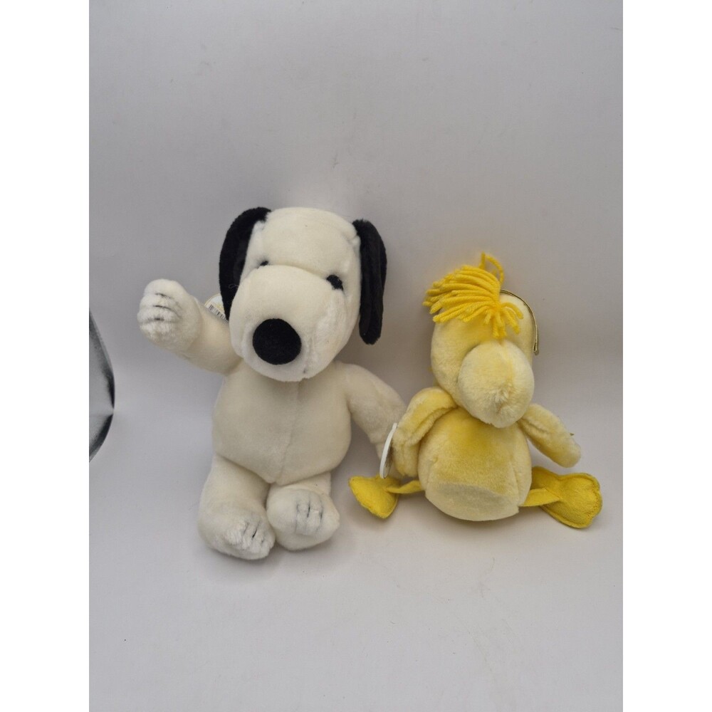 Vintage Snoopy And Woodstock Knott's Berry Farms Plush with Tags